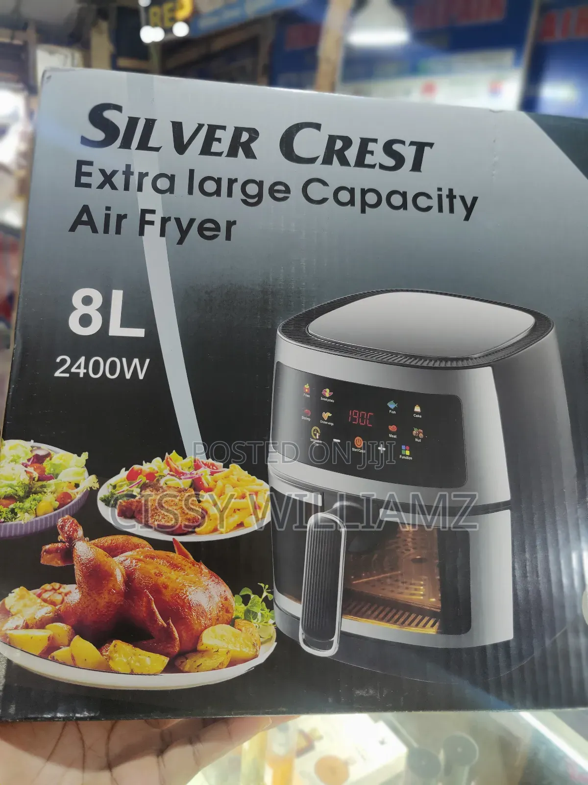 Digital Electric Air Fryer 8l/Extra Large Capacity Air Fryer