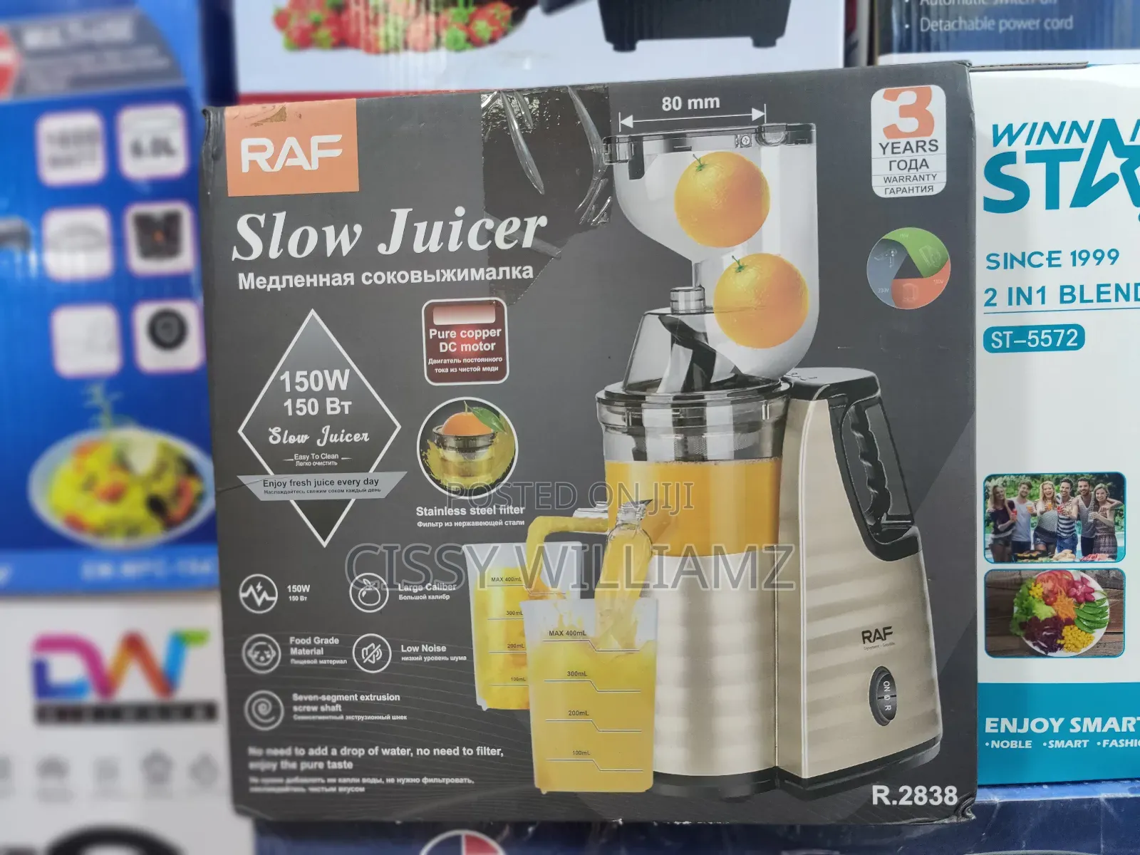 RAF Powerful Slow Juicer Juice Extractor/Raf Slow Juicer