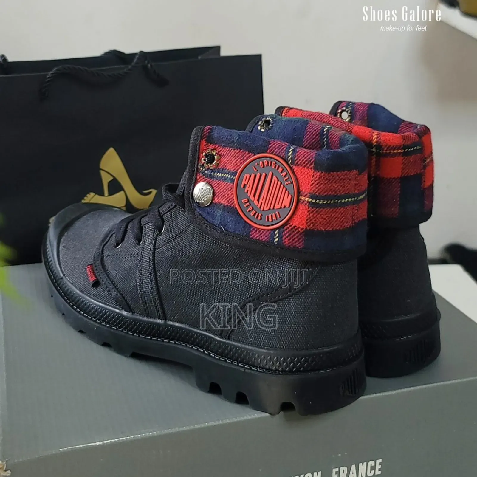 Palladium Black Boots