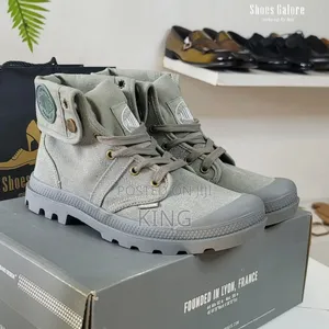 Palladium Grey Boots