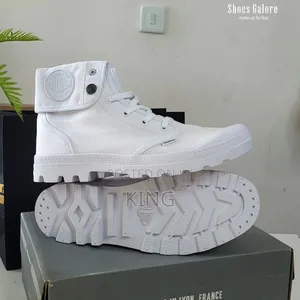 Palladium Boots. Cream