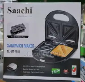 Saachi 750W Sandwich Maker