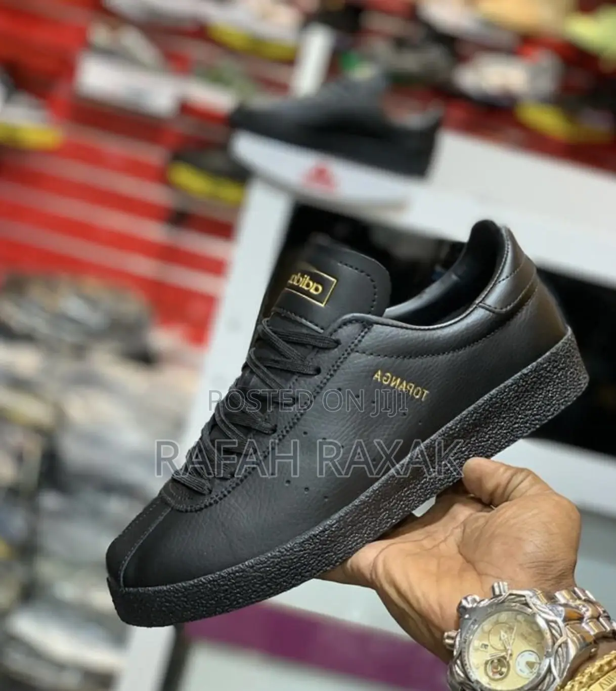 Original Triple Black Adidas Topanga Sneakers