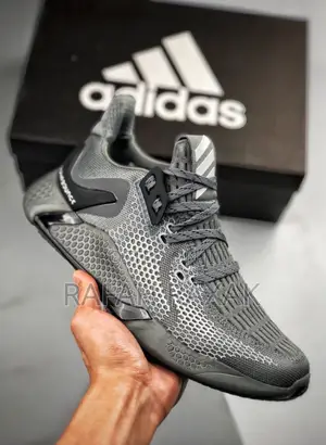 Original Grey Adidas Alphabounce Continental Casual Trainers