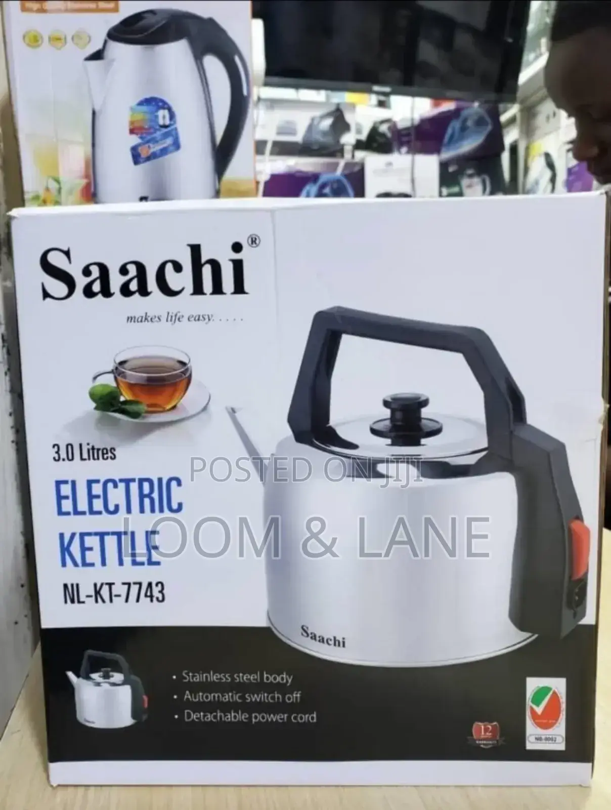 Saachi Durable Electric Kettle