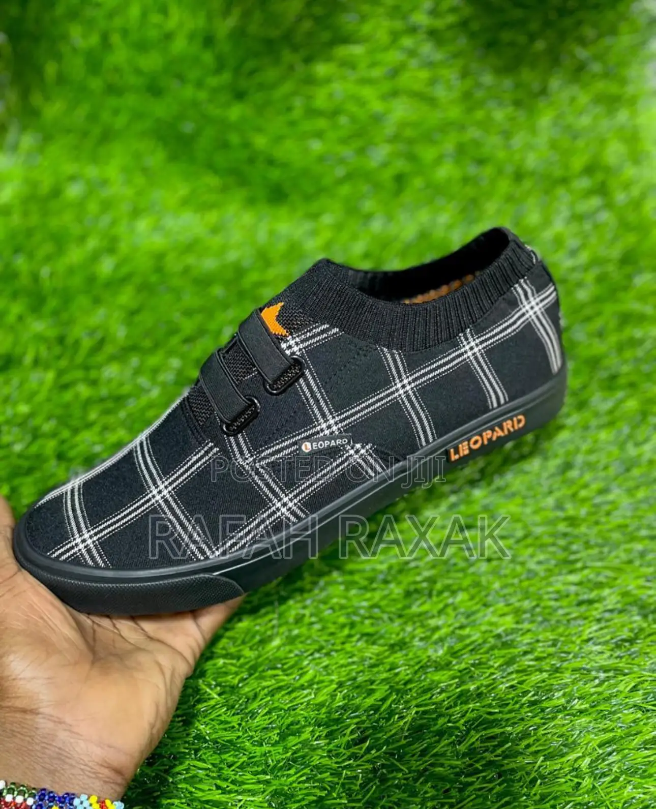 Leopard Easy Casual Premium Low Top Checked Shoes