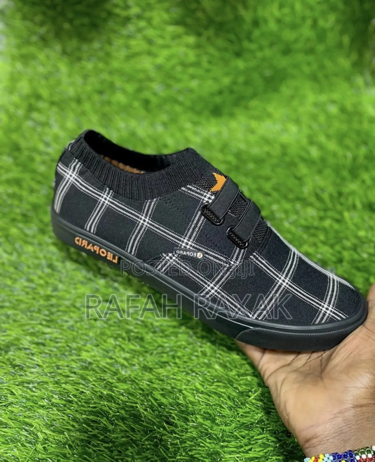 Leopard Easy Casual Premium Low Top Checked Shoes