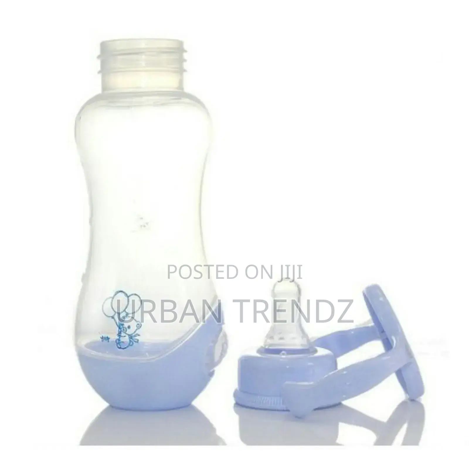 280ml Applebear Milk Baby Feeding Bottle-Blue.
