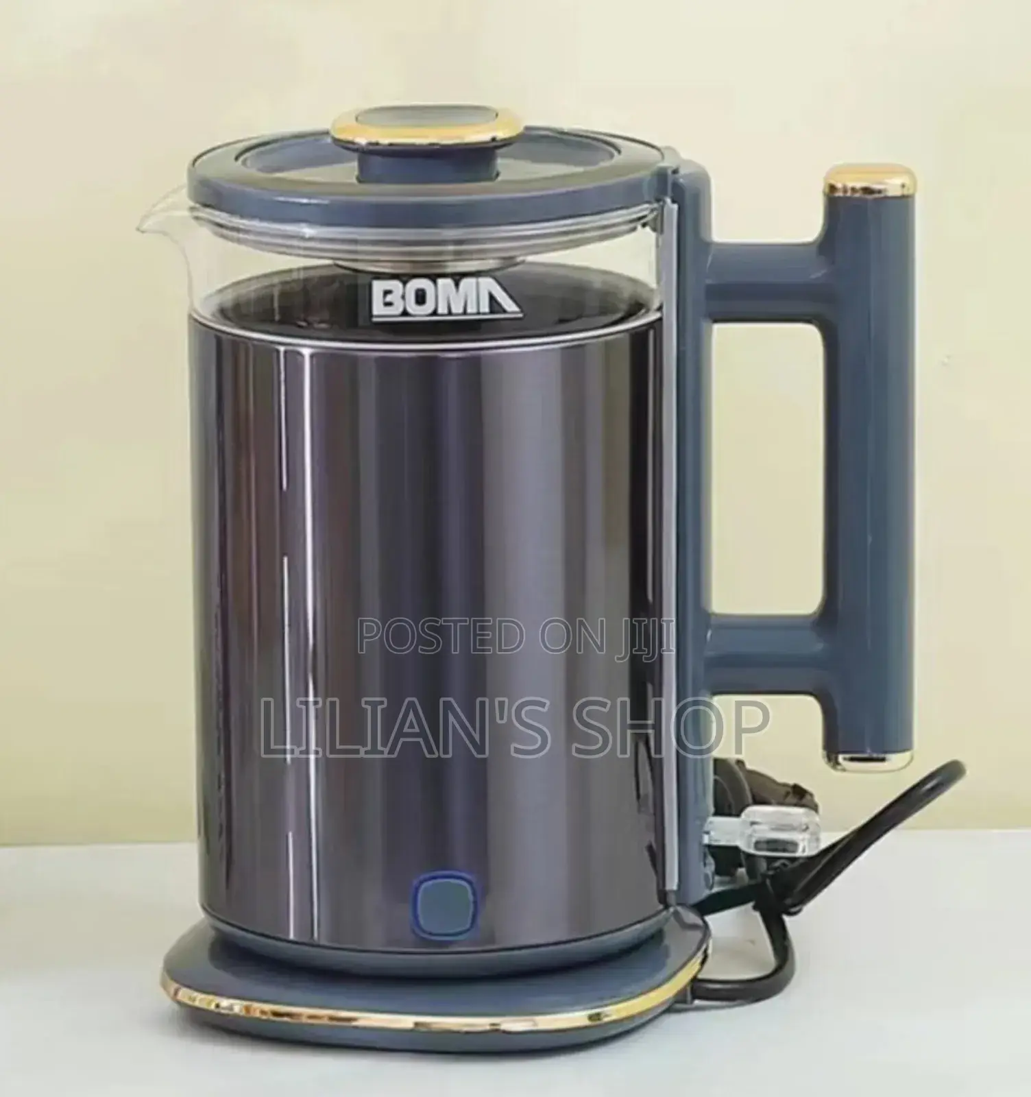 Boma Portable Electric Glass Kettle