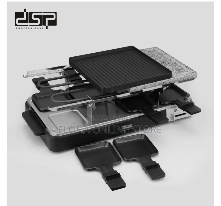DSP KB1084 Raclette Grill | 1200-1400 W