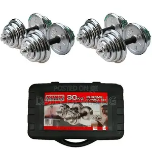 Photo - Stainless Dumbbell Set