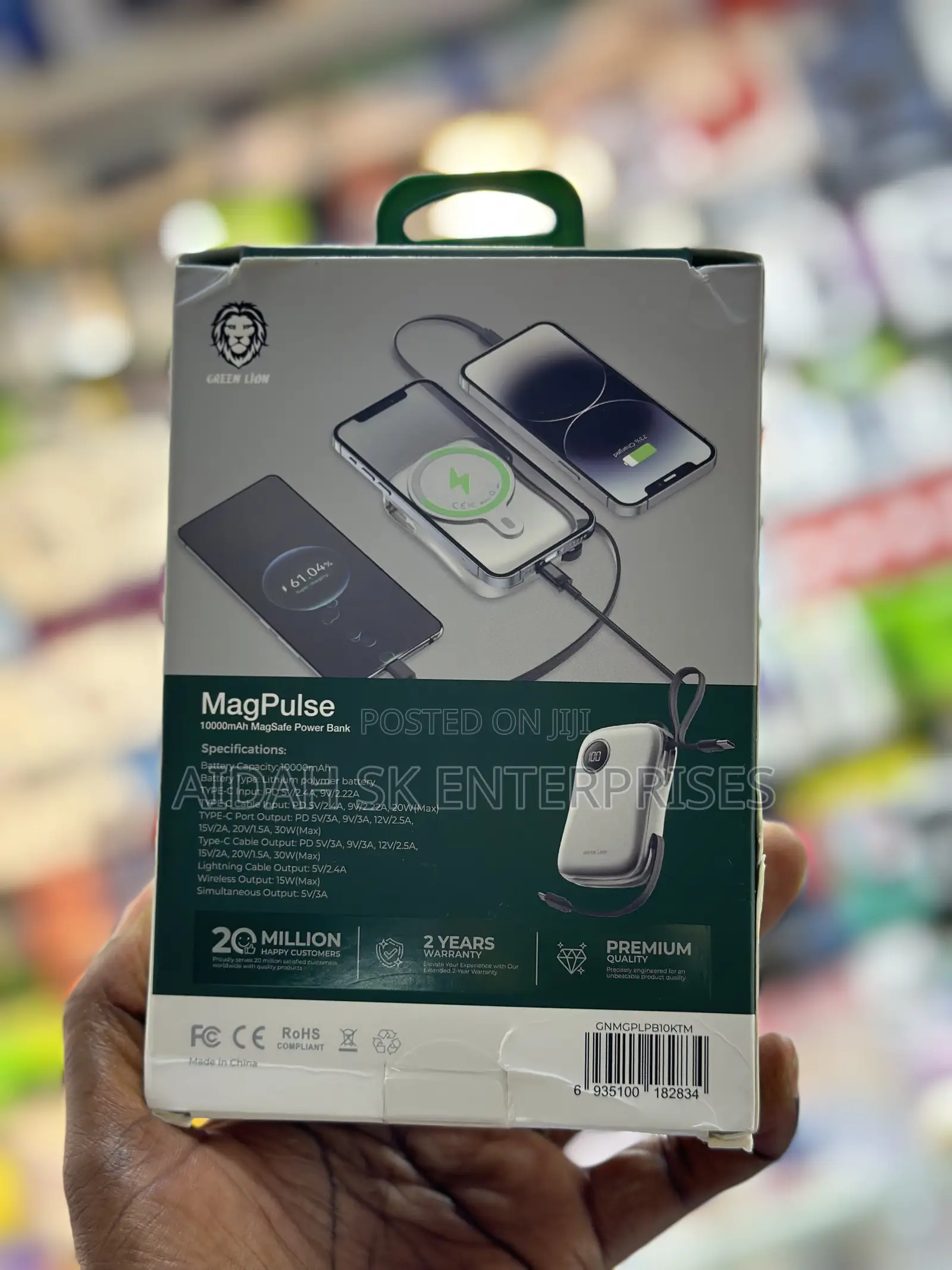 Green Lion Magpulse 10000mah Magsafe Power Bank