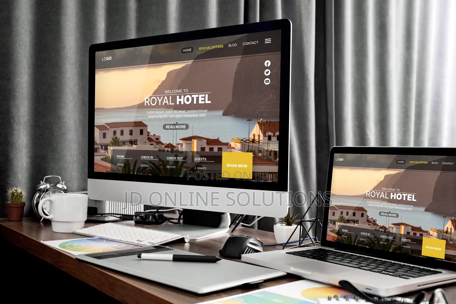 Hotel Website Design and Booking System
