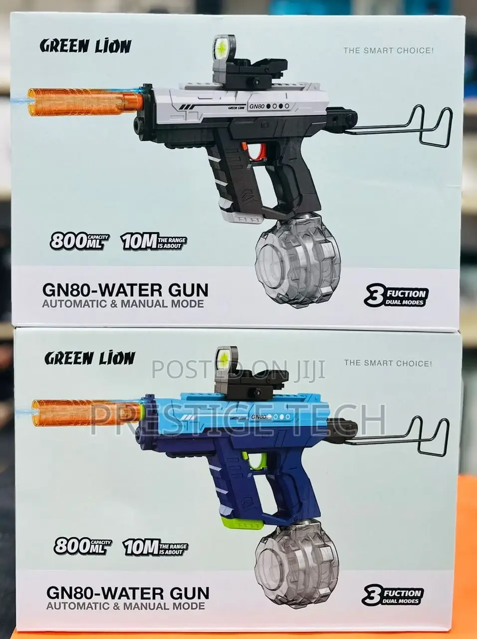 Green Lion GN80 Dual Mode Electric Water Gun (10m Range)