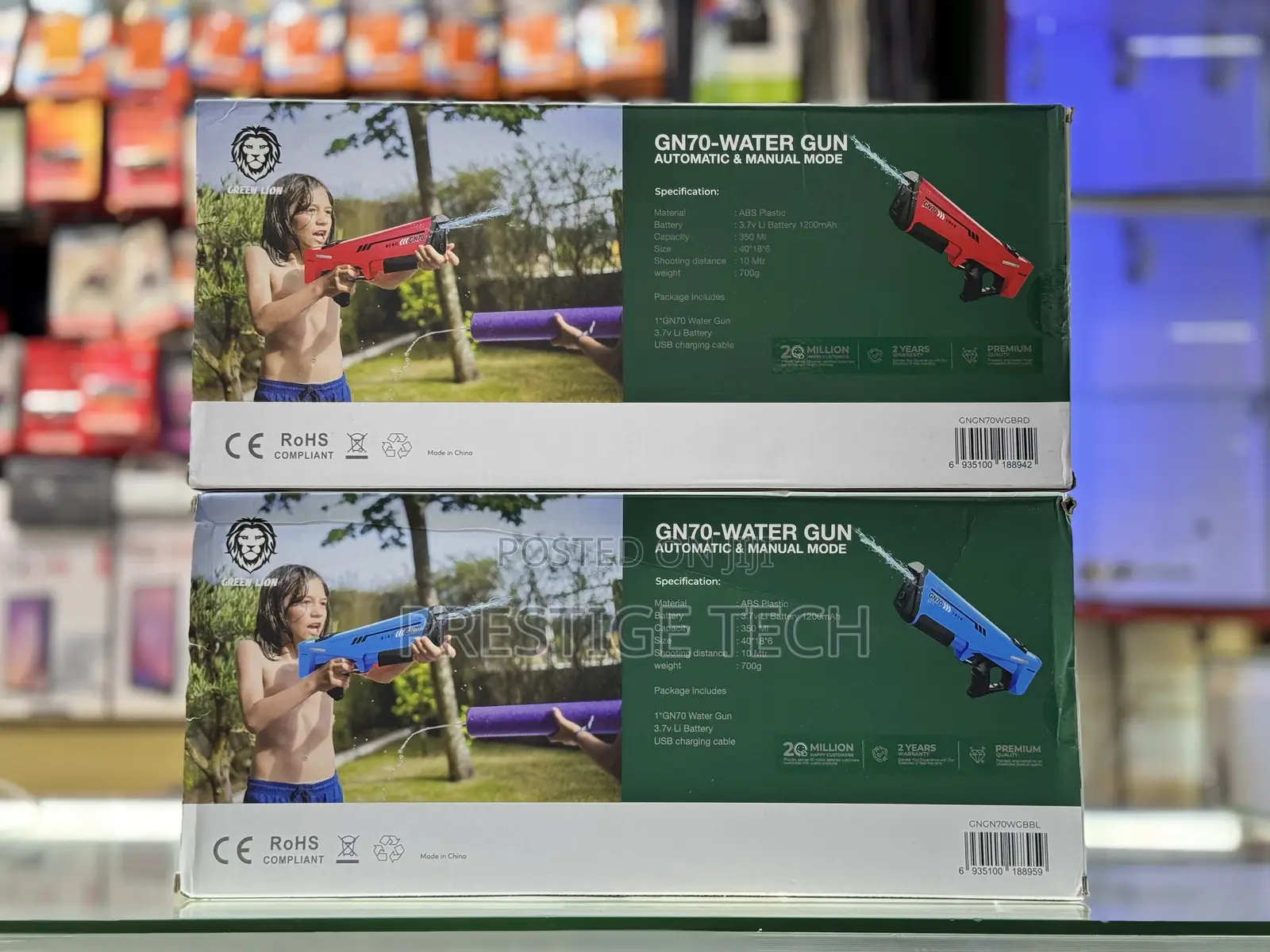 Green Lion GN70 Kids Electric Water Gun Dual Mode