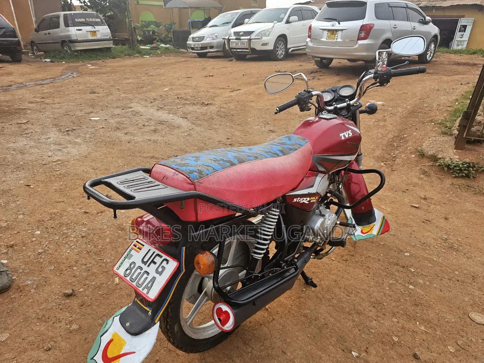 TVS HLX 125 2022 Red