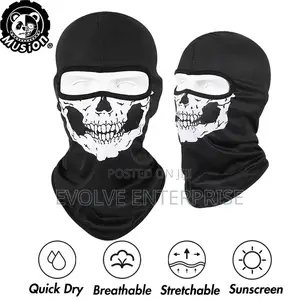 Black Ghosts Balaclava Full Face Mask