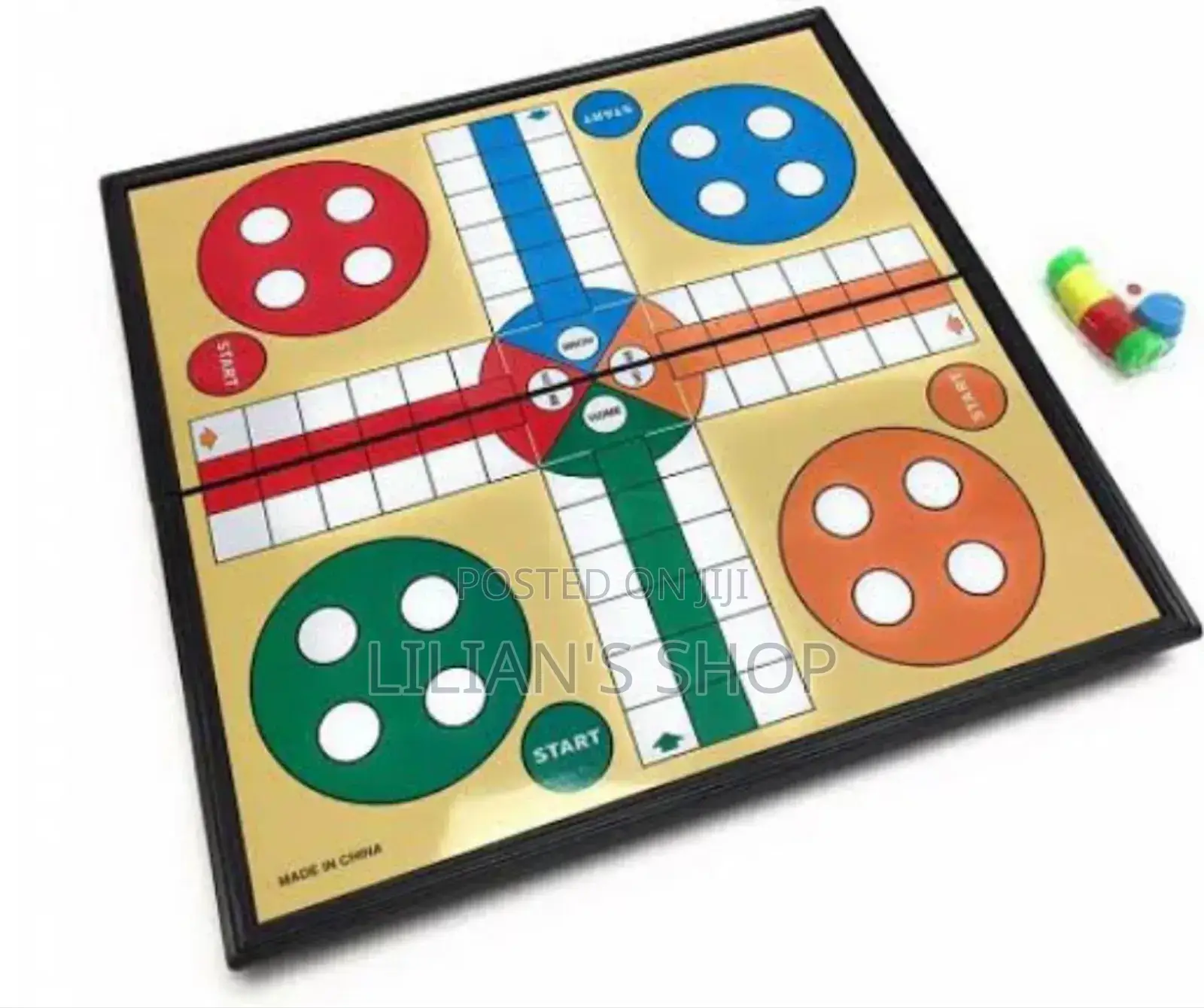 Portable Foldable Ludo Game