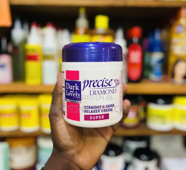 Dark Lovely Precise Diamond Straight Shine Relaxer Cream in