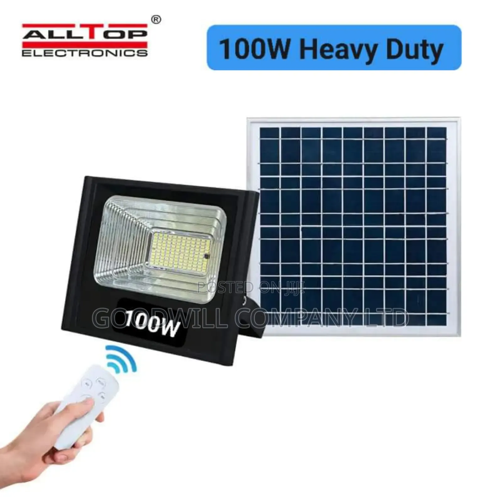 100w Solar Flood Light R1R Alltop