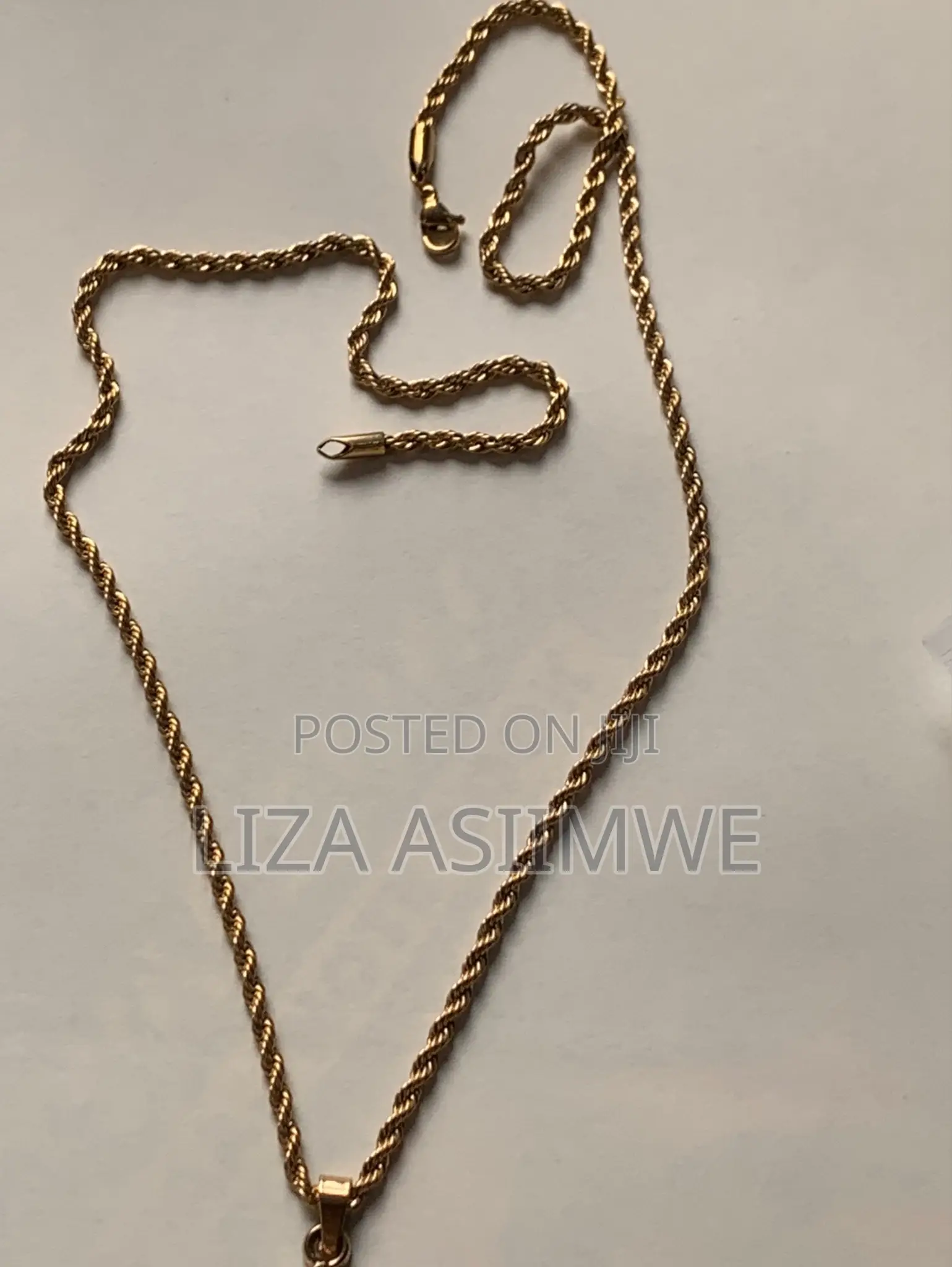 Rope Necklaces With a Cross Pendant
