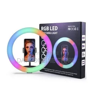 12"Inches Dimmable RGB LED Ring Light With Tripod Stand