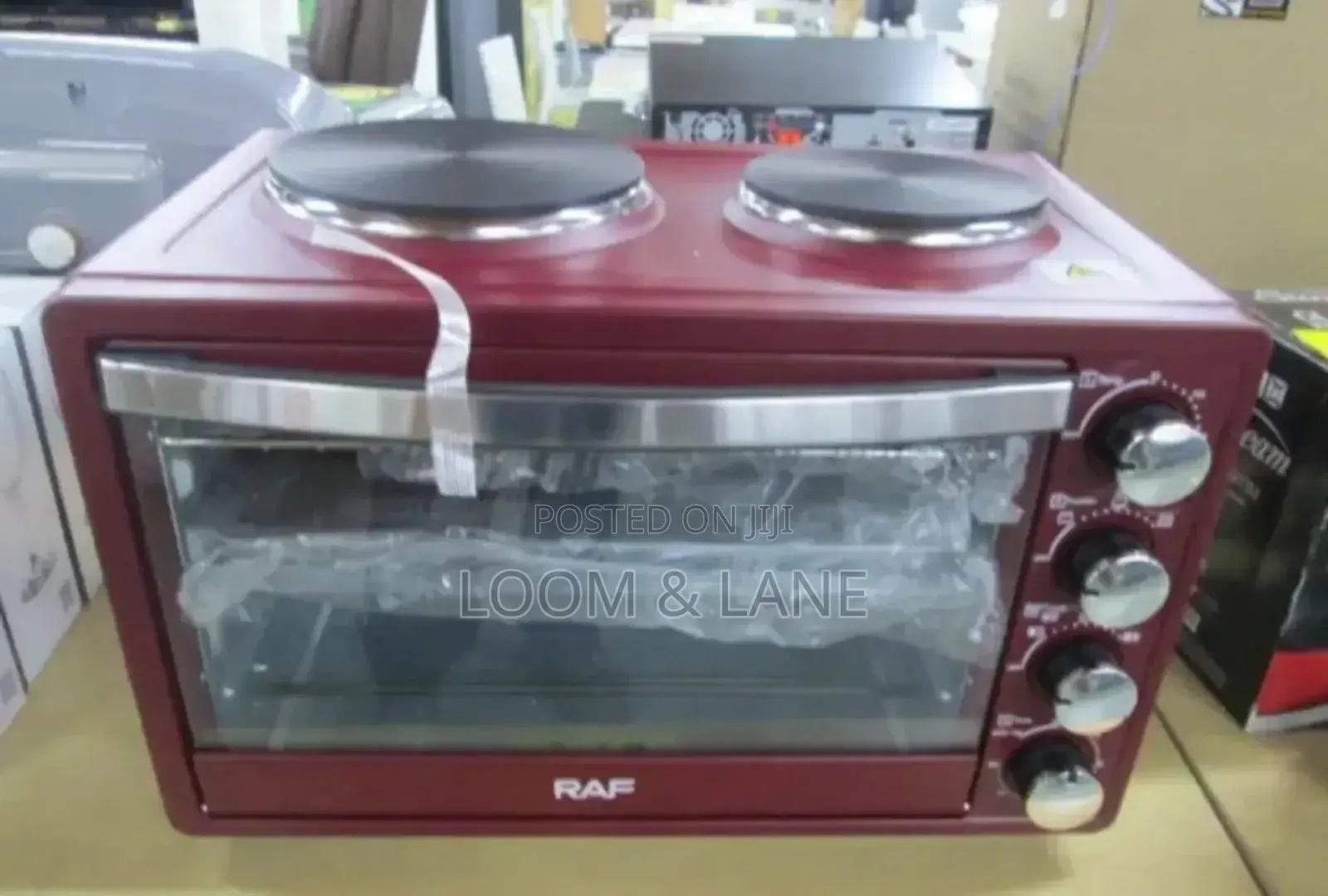 40L RAF Electric Oven With Two Hot Plates