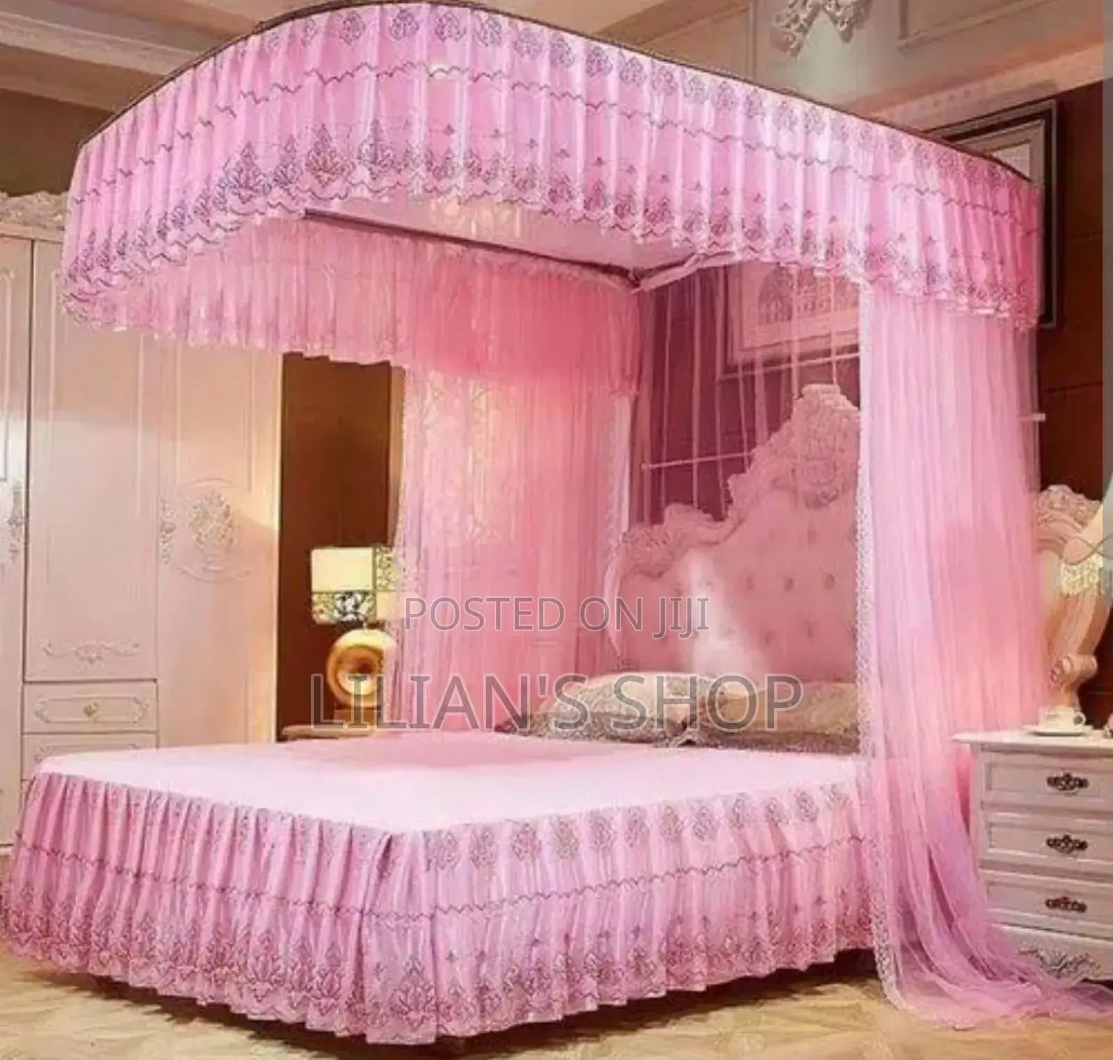 Adjustable 2 Stand Mosquito Net