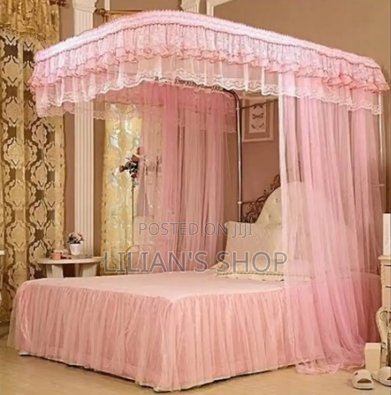 Double Rail/ 2 Stand Luxury Mosquito Net