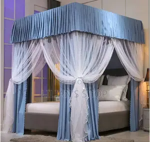 4 Stand Mosquito Net With Curtain