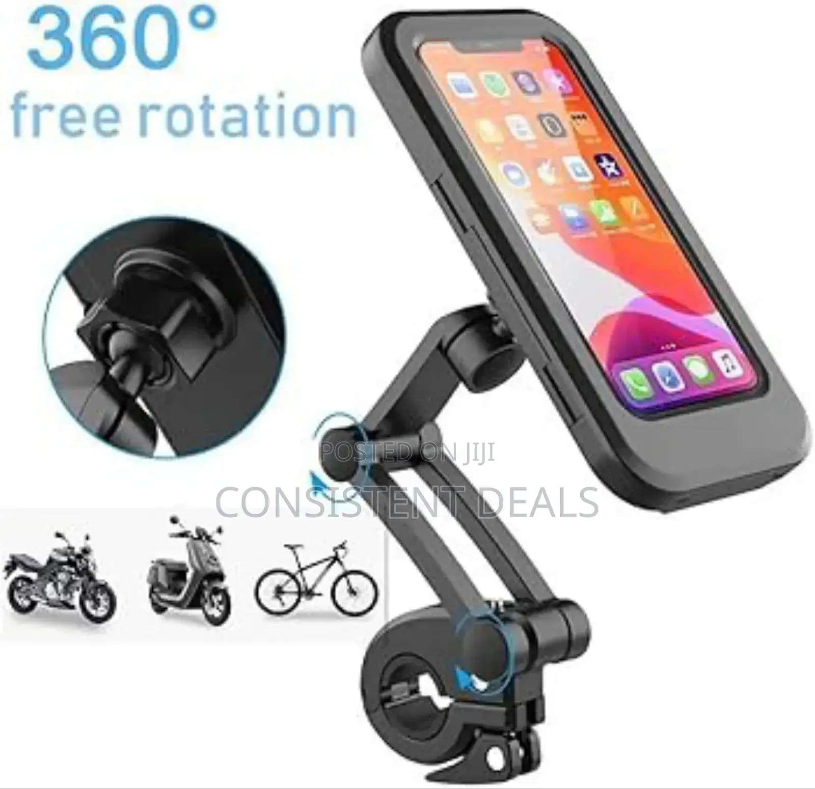 Bike Handle Waterproof Phone Holder