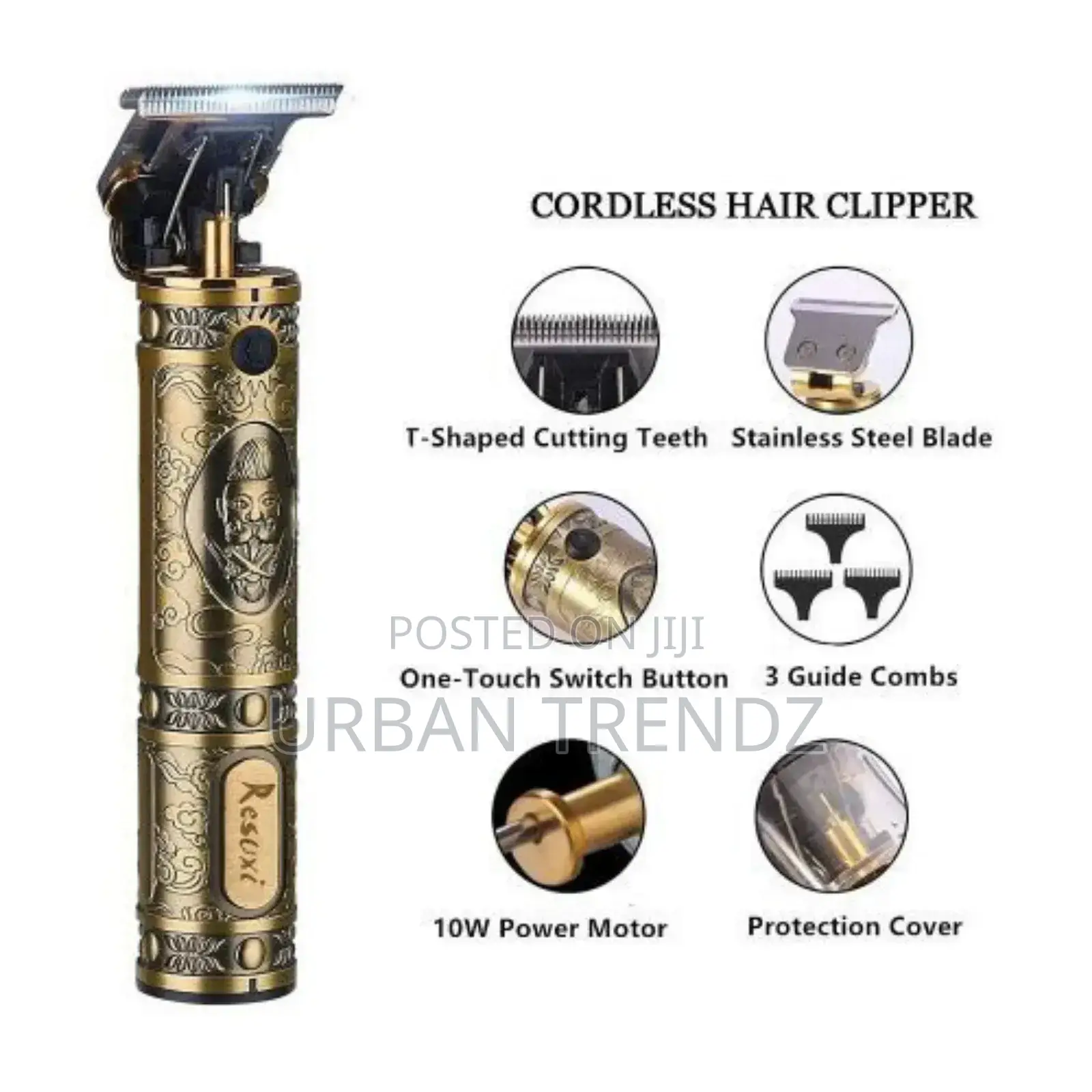 Hair Clipper Grooming Cordless Cutting T-Blade Trimmer Kit