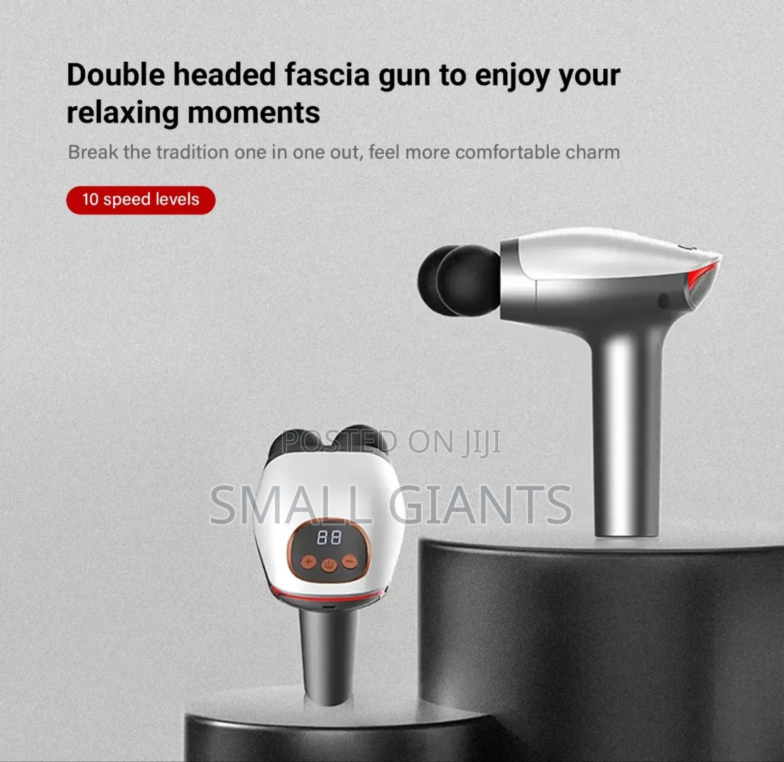 10 Speed Level Double Head Massager