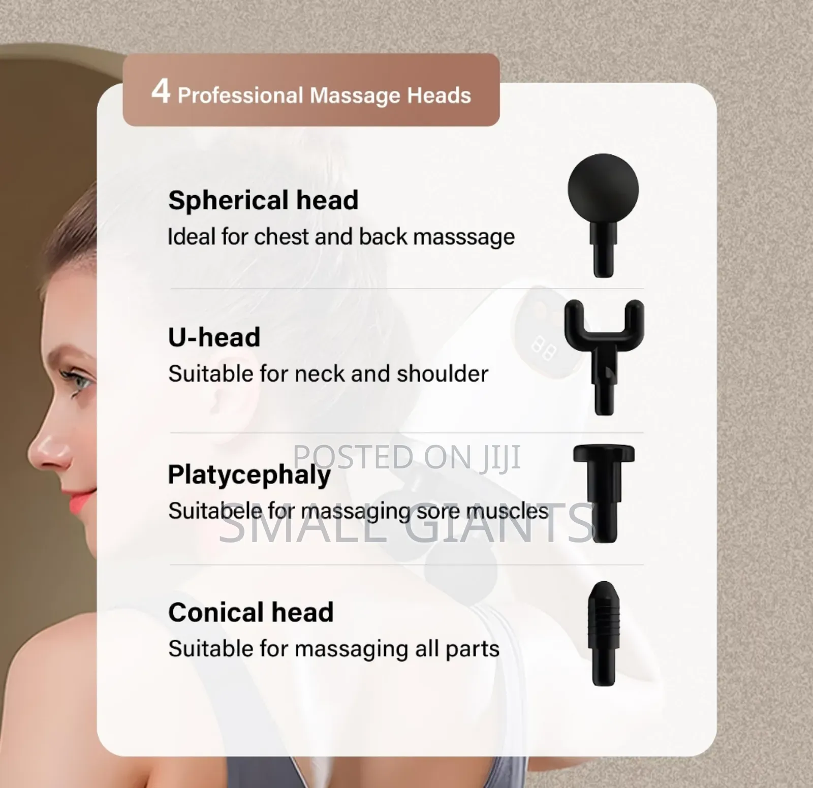 10 Speed Level Double Head Massager