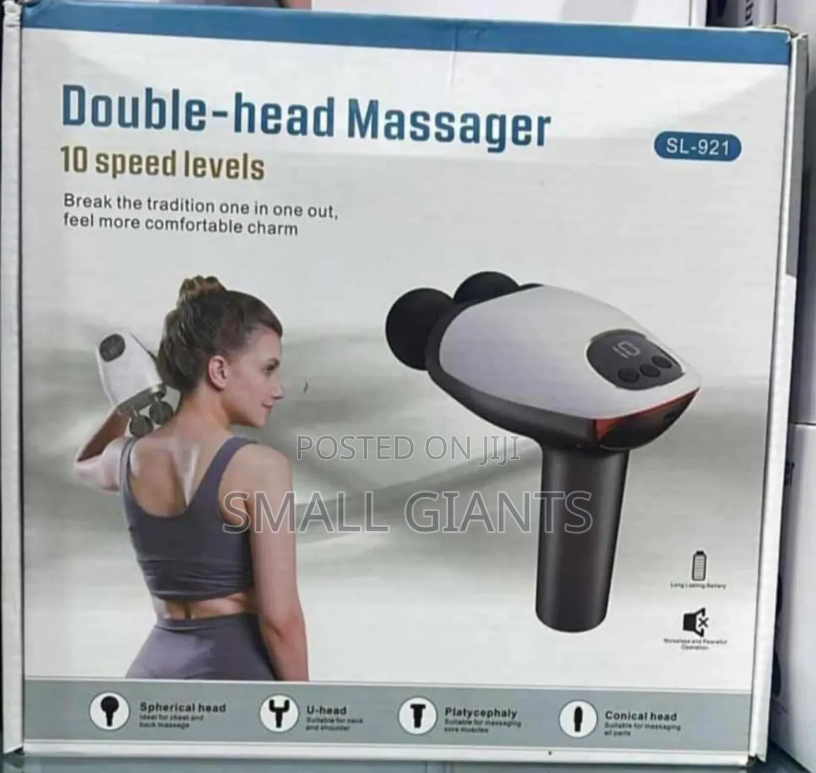 10 Speed Level Double Head Massager