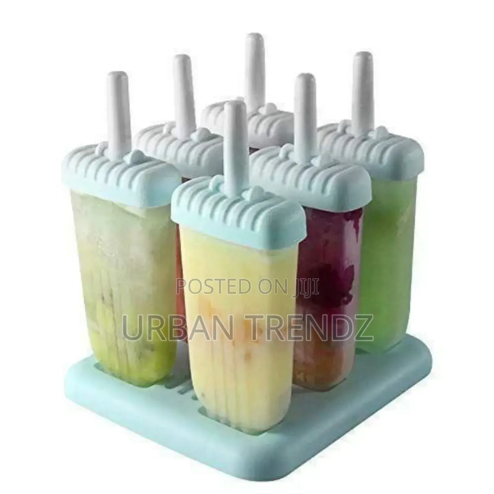 6 Ice Pop Makers, Popsicle Frozen Candy Lolly Ice Cream