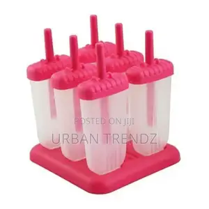 6 Ice Pop Makers, Popsicle Frozen Candy Lolly Ice Cream