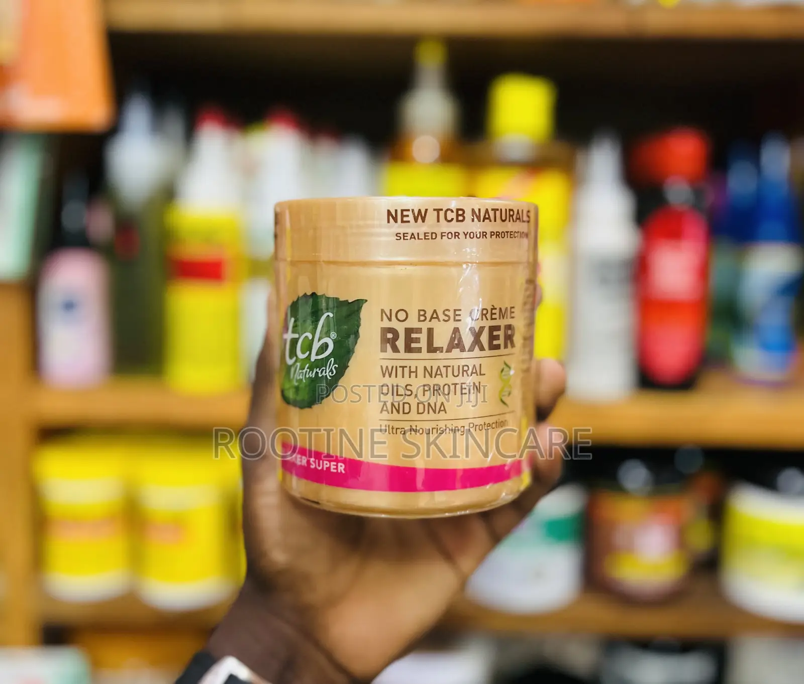 TCB No Base Relaxer Cream With Natural Oils