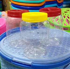 Plastic Tins Medium 12pcs