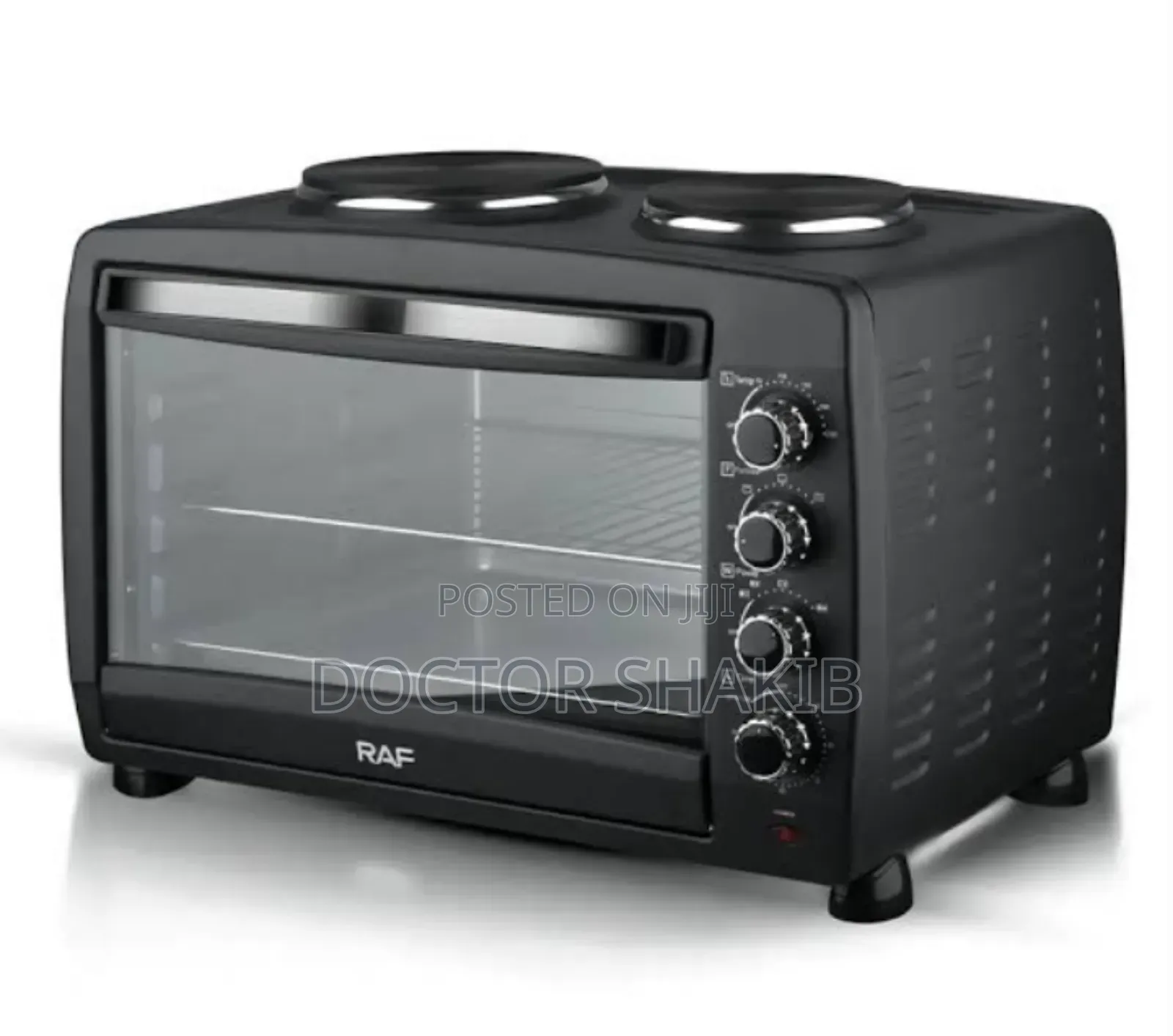 Raf 55L Electric Oven With 2 Hot Plates-New