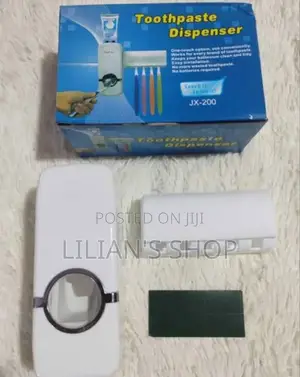 Toothpaste Despenser Squeezer/Toothbrush Holder
