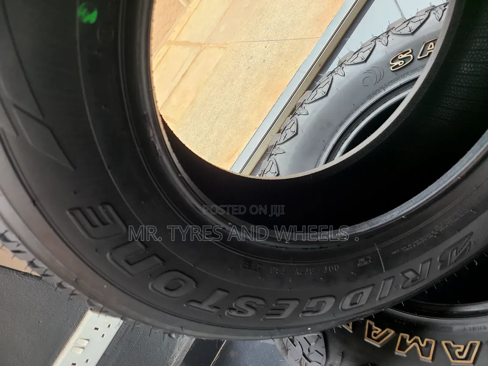 265 65 R17 Bridgestone Made in Japan.