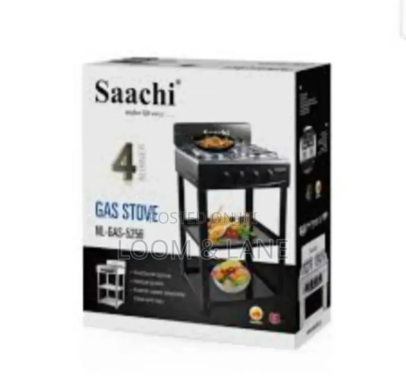 Saachi 4burner Cooking Range Gas Stove/Hot Plate