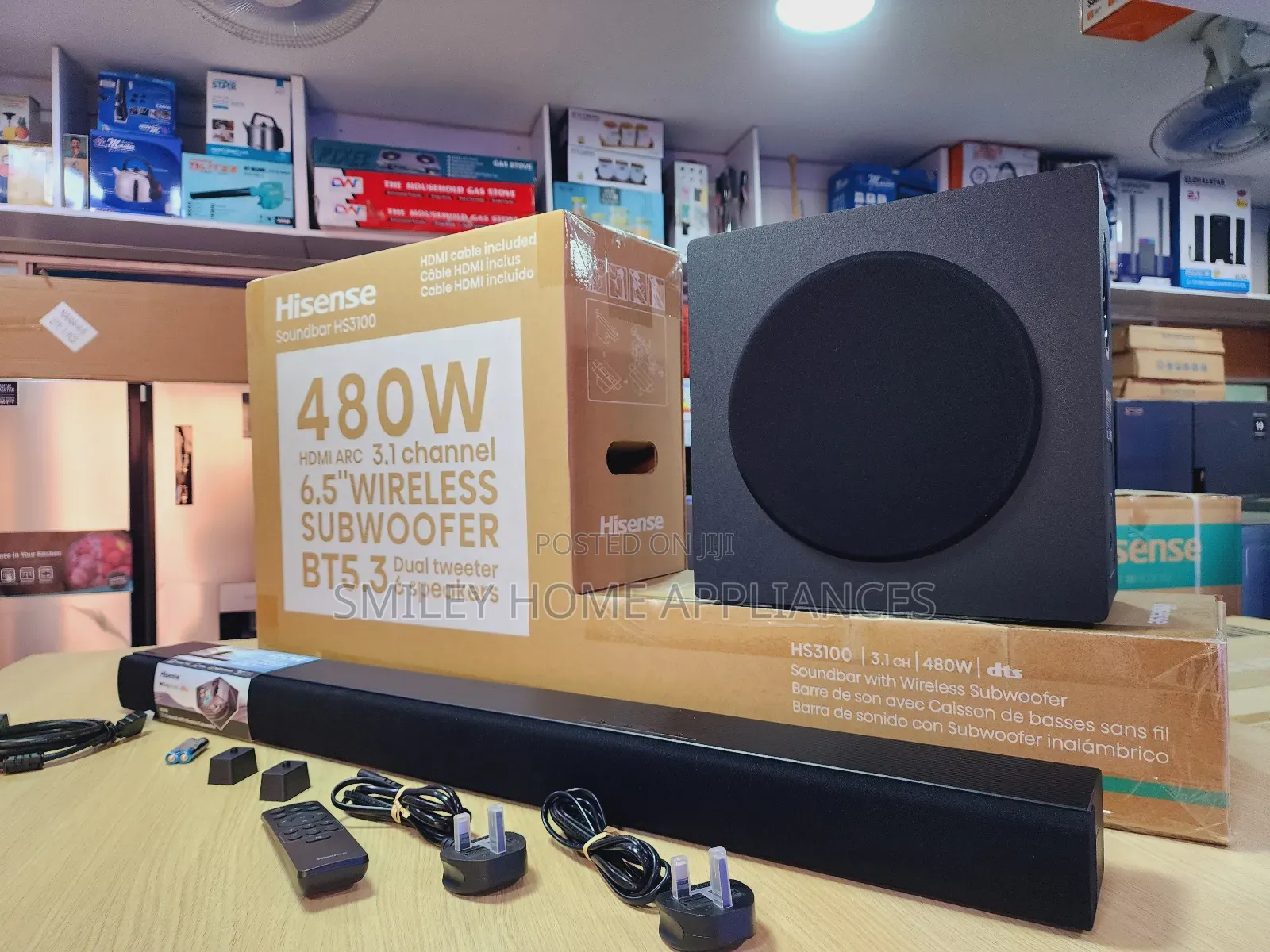 480 WATTS Hisense Soundbar 3.1channel