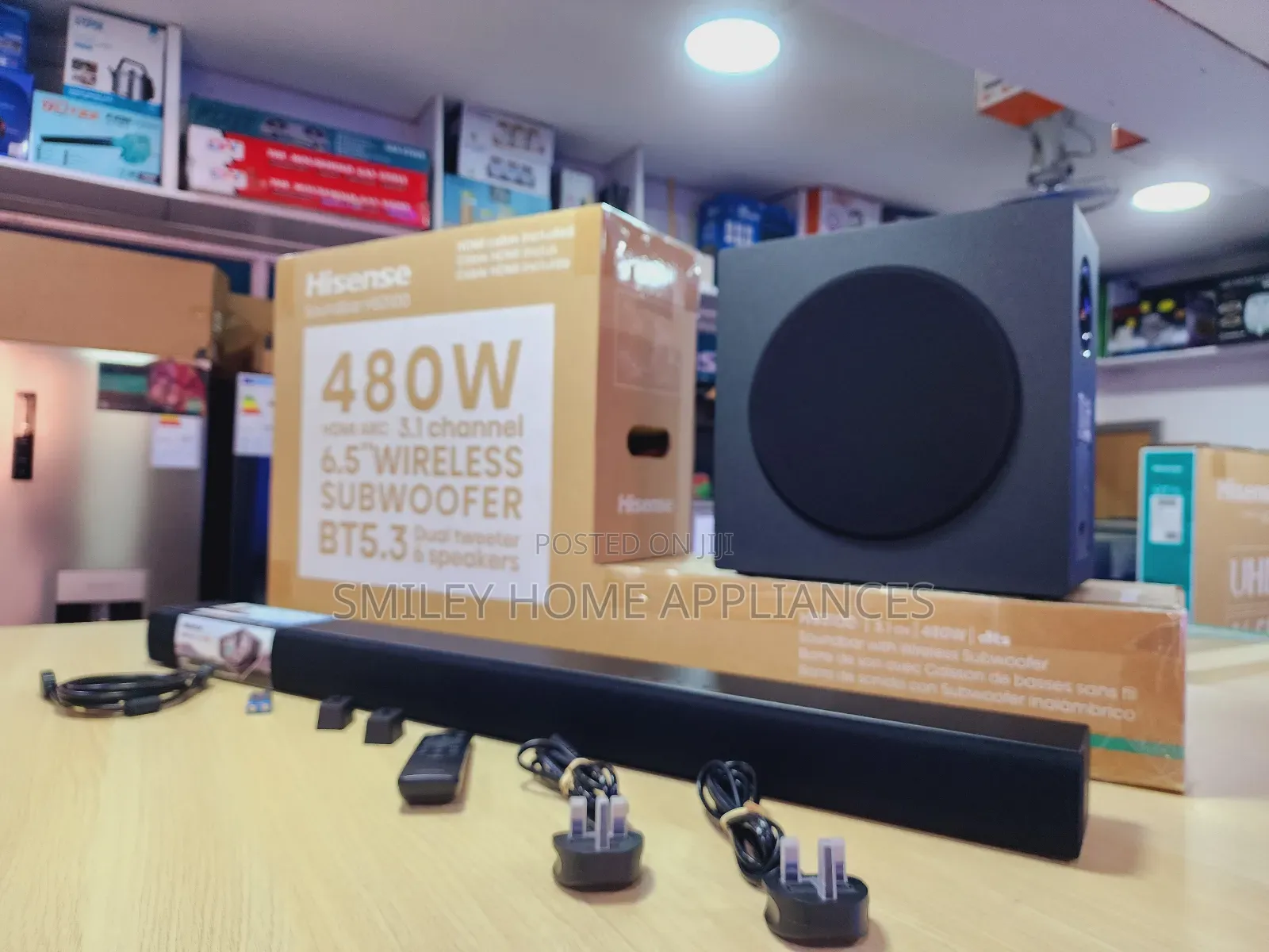 480 WATTS Hisense Soundbar 3.1channel