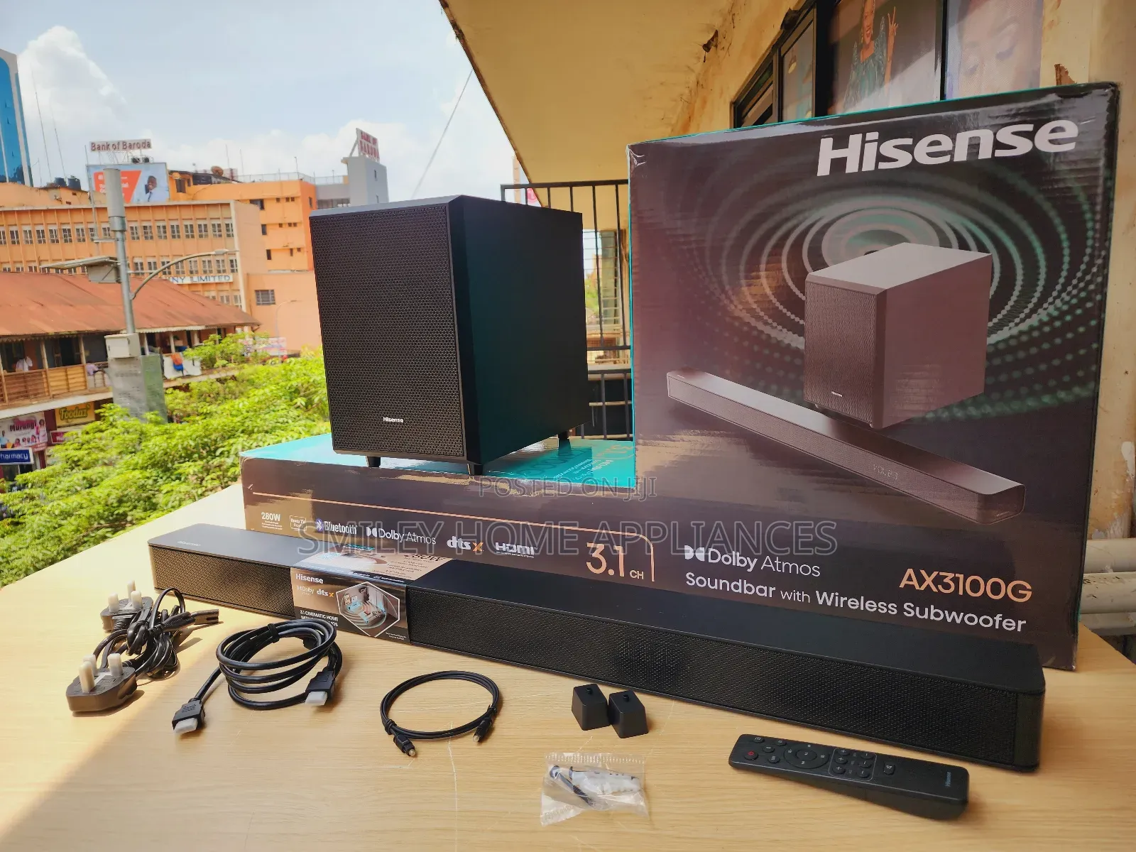 AX3100G Hisense 280watts Soundbar