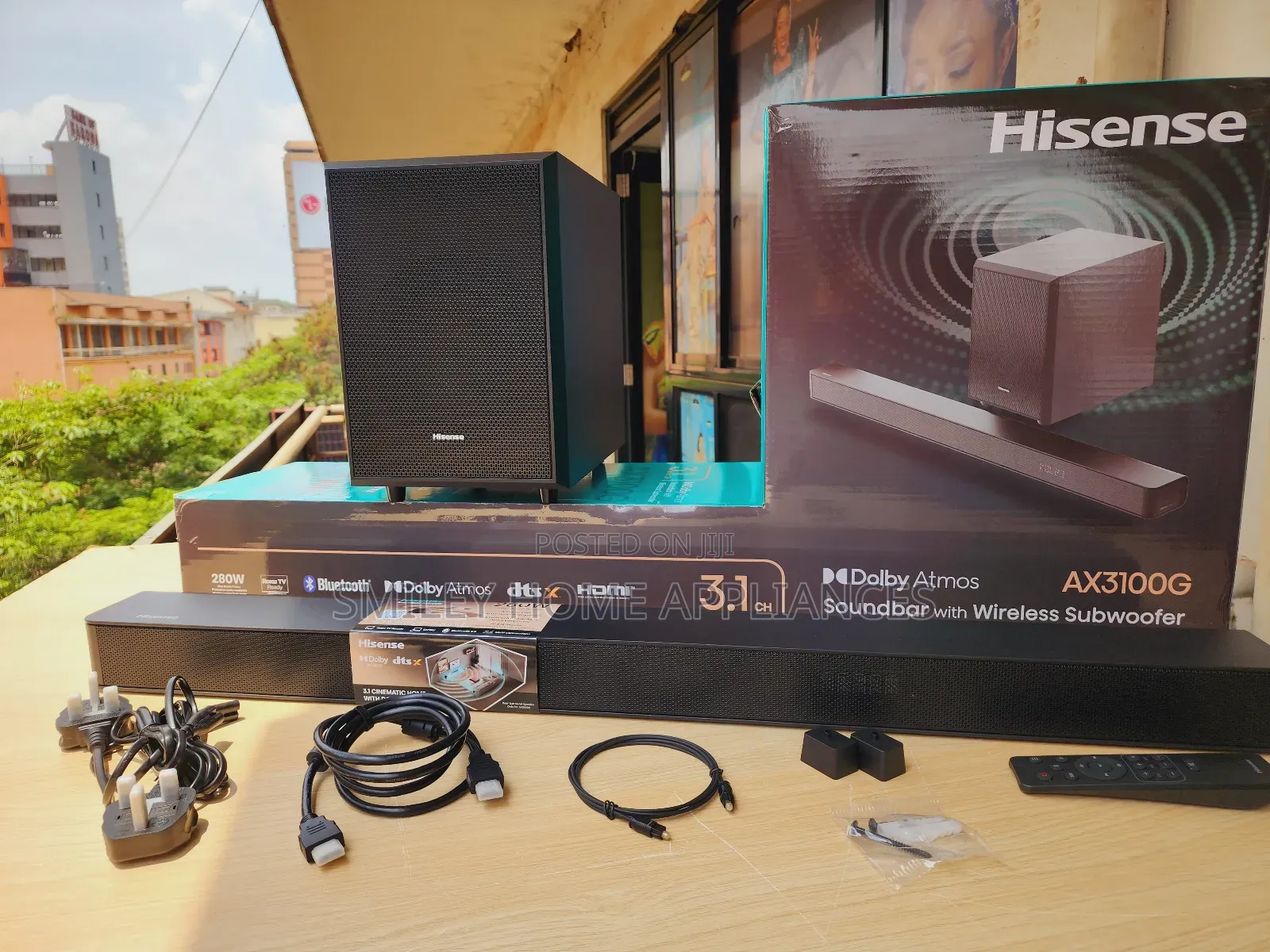 AX3100G Hisense 280watts Soundbar