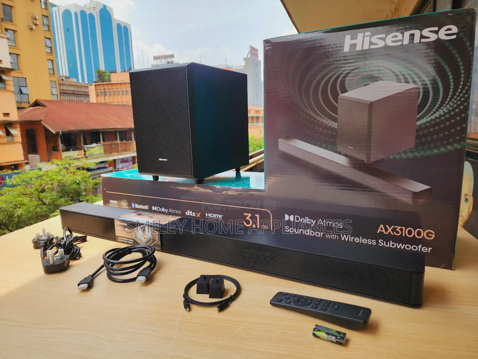 Hisense Deepbas 3.1 Channel Soundbar