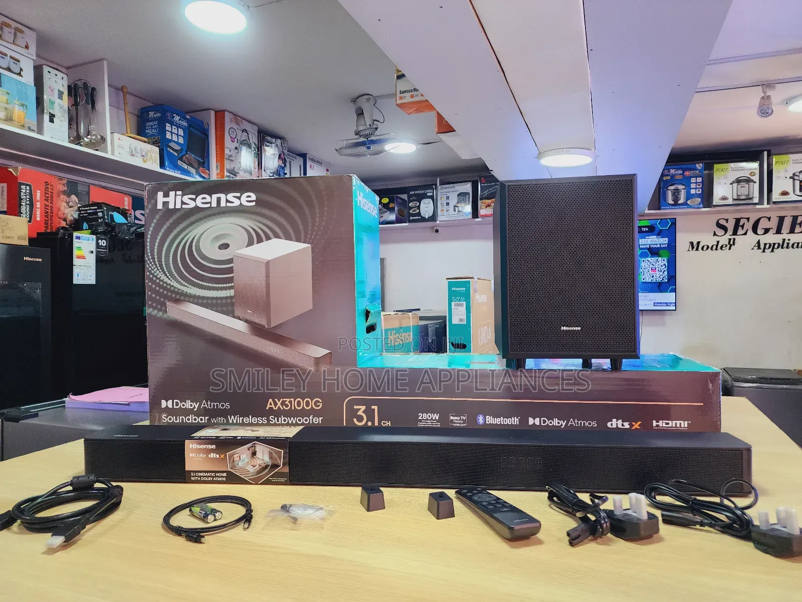 Hisense Deepbas 3.1 Channel Soundbar