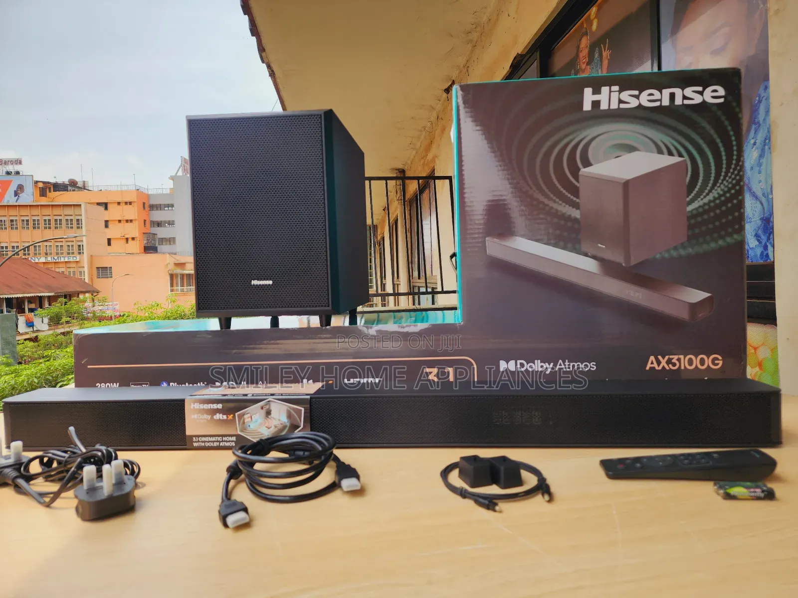 Brand New Discounted Hisense Deep Bass Soundbar 280watts